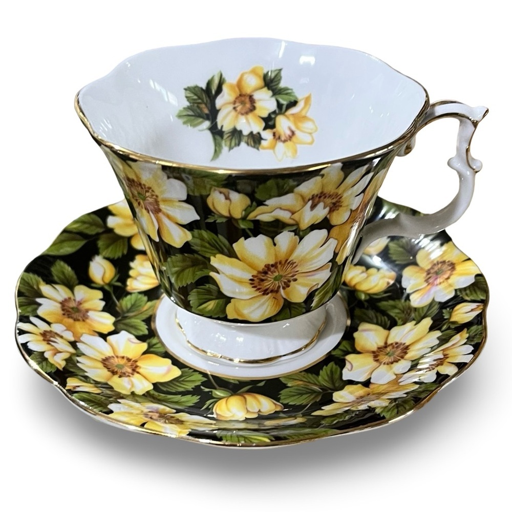 Vintage Royal Albert “Diana” Pattern Teacup and Saucer Set